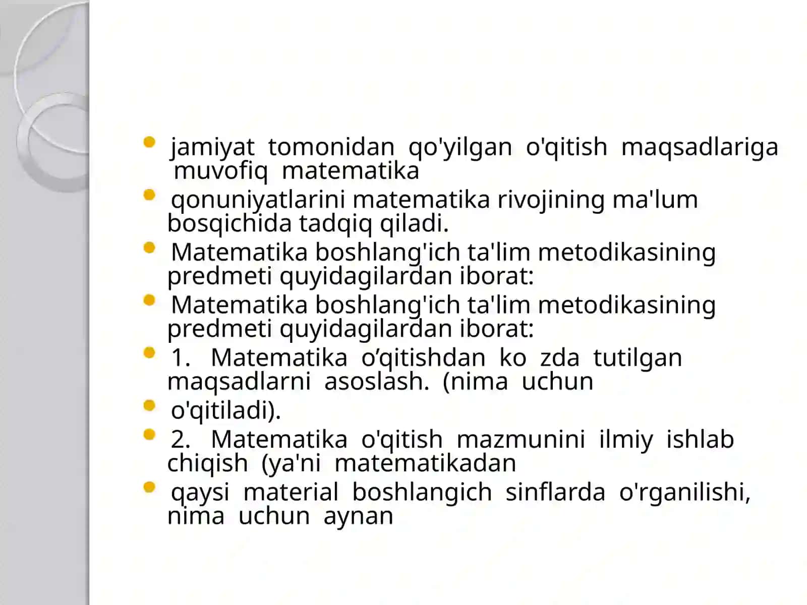 Ixtisoslashtirilgan boshlang'ich sinflarda matematika o'qitish 4