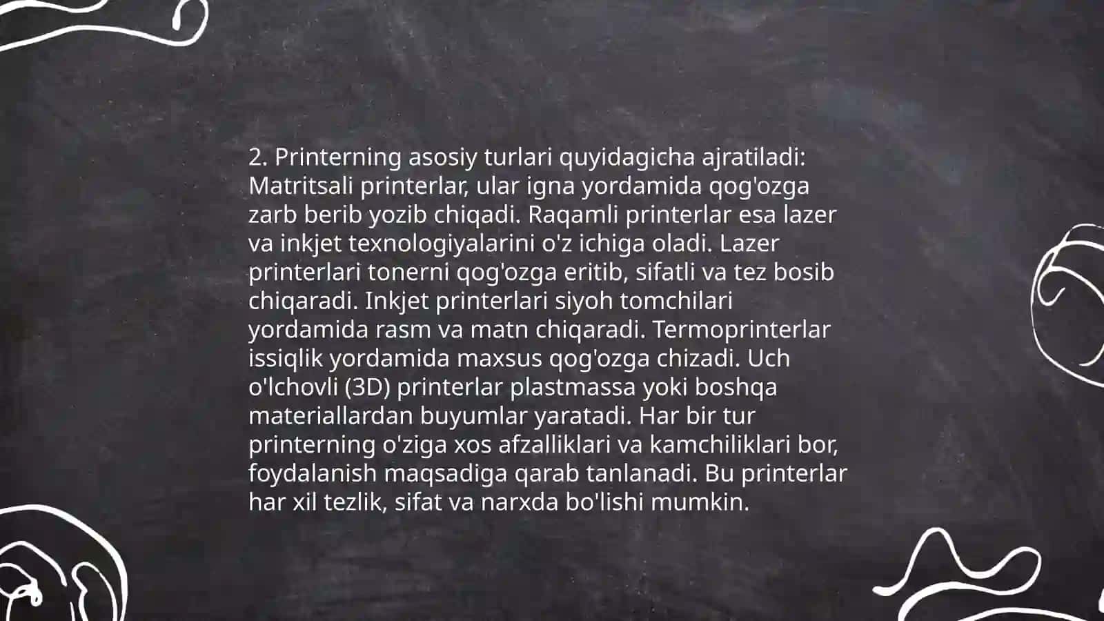 Printerlar turlari va ishlashi 4