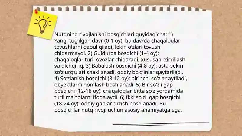 Ltovushini o'rgatish metodikasi slayd 4