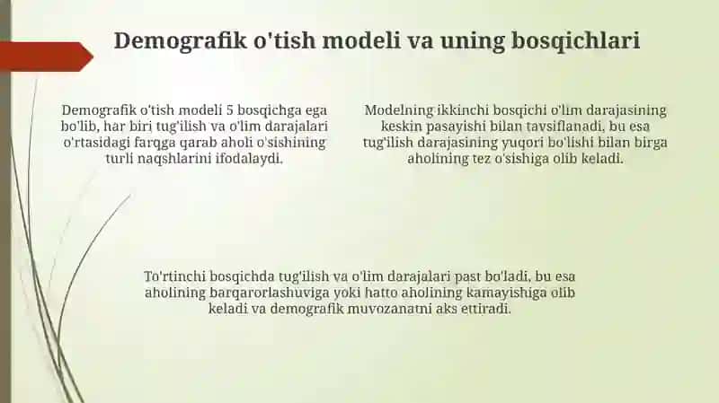 Aholi sonining oʻsishi va taraqqiyot 4