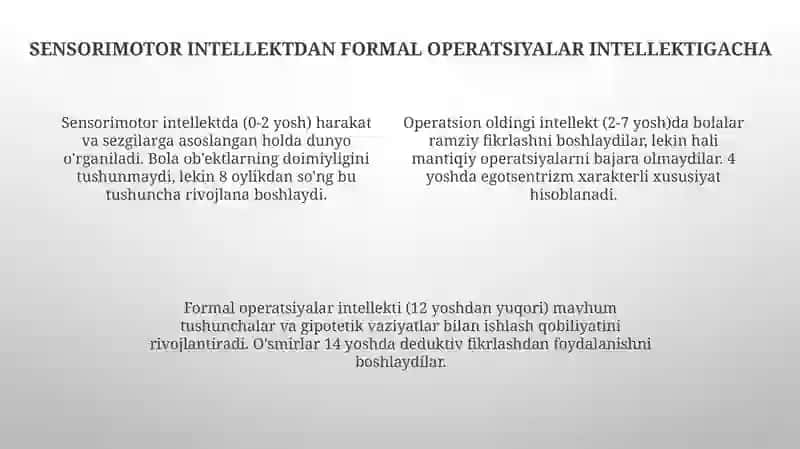 Hayvonlarning psixik faoliyatini ontogenezda rivojlanishi 4