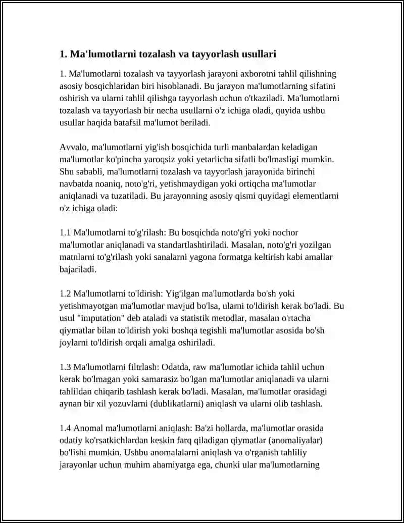 AXBOROTNI TAHLIL QILISH USULLARI 4
