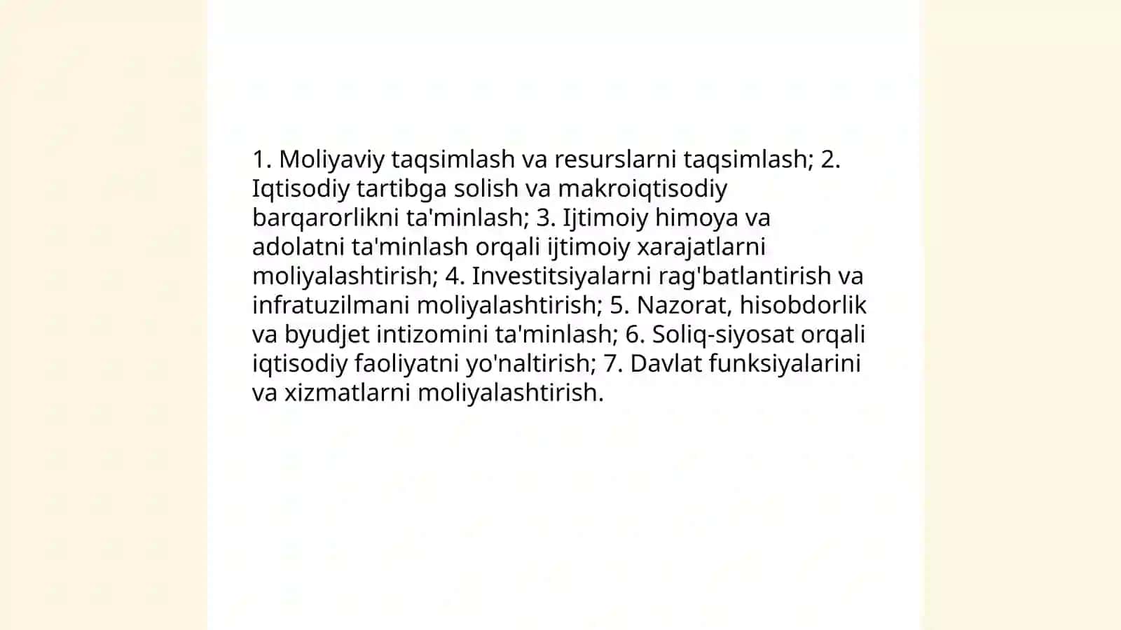 Byudjet tizimi va byudjetlarning taʼrifi 4