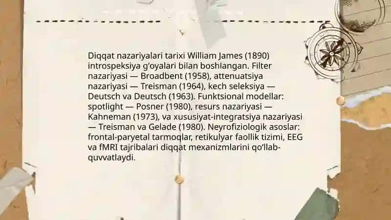 Diqqat turlari va uning xususiyatlari 4