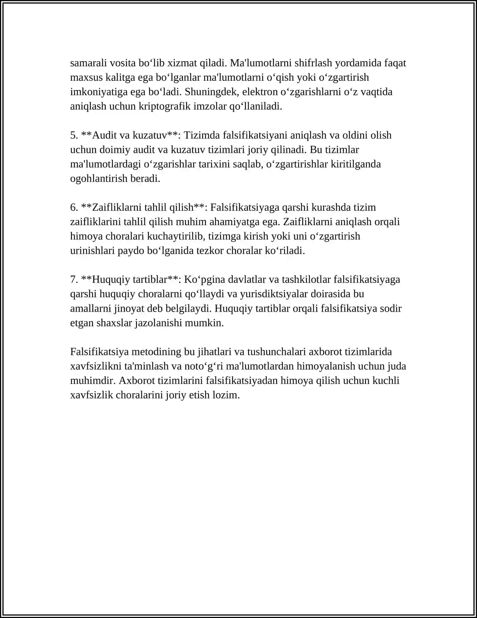 AXBOROT TIZIMIDA FALISIFKATSIYA METODI (FEYK) 4