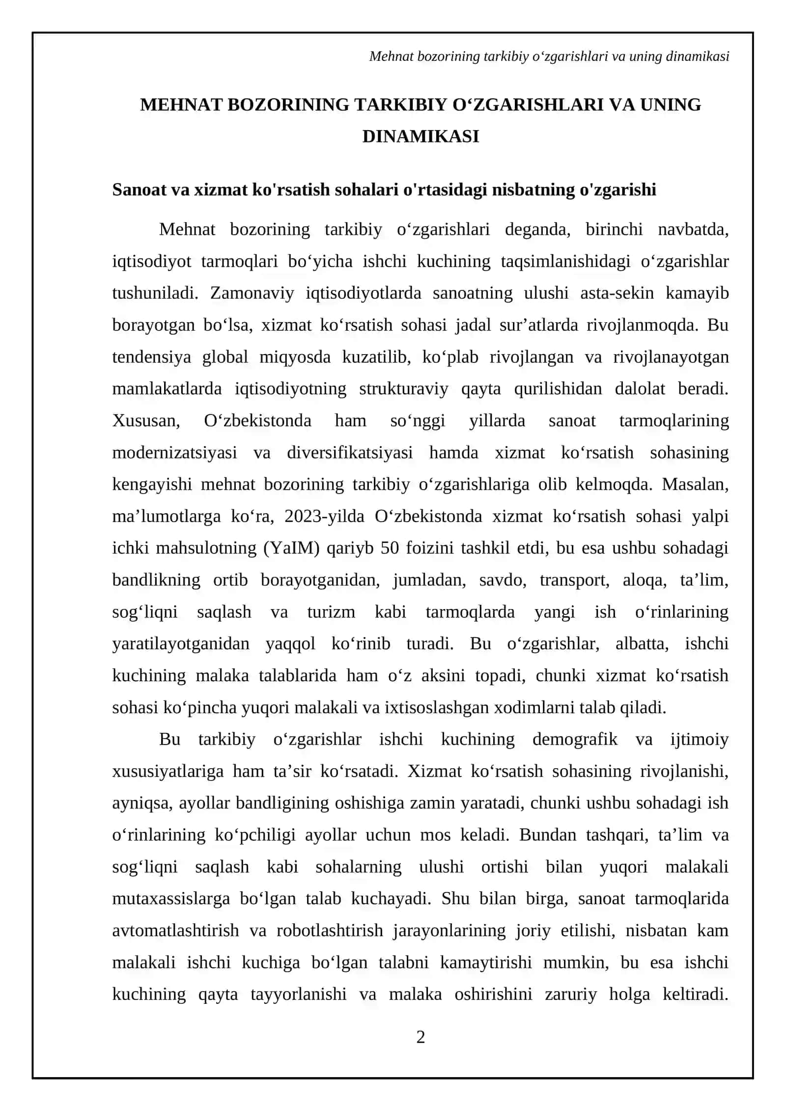 Mehnat bozorining tarkibiy oʻzgarishlari va uning dinamikasi 4