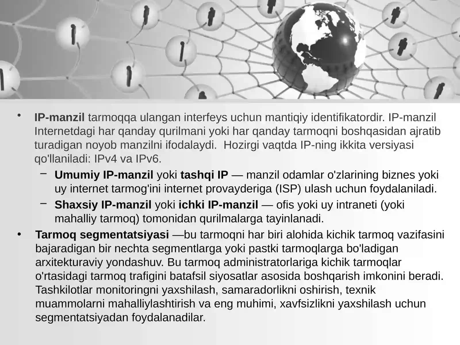 Tarmoq xavfsizligi. Tarmoqni segmentlash, NAT 4