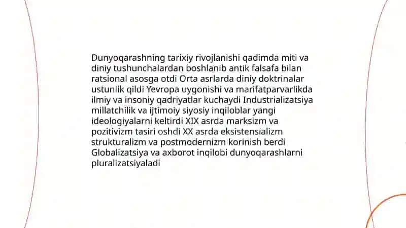 Dunyoqarash 4