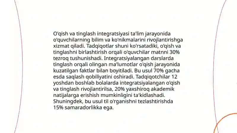 Tinglab tushinish konikmasini rivojlantirishga qaratilgan topshiriqlar 4