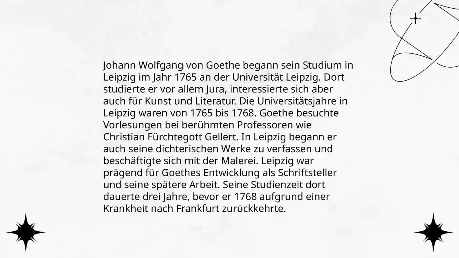Das Leben und Schaffen von Johann wolfgang Geothe 4