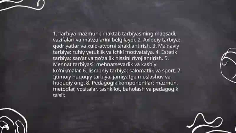 Tarbiya jarayonining mohiyati va mazmuni 4