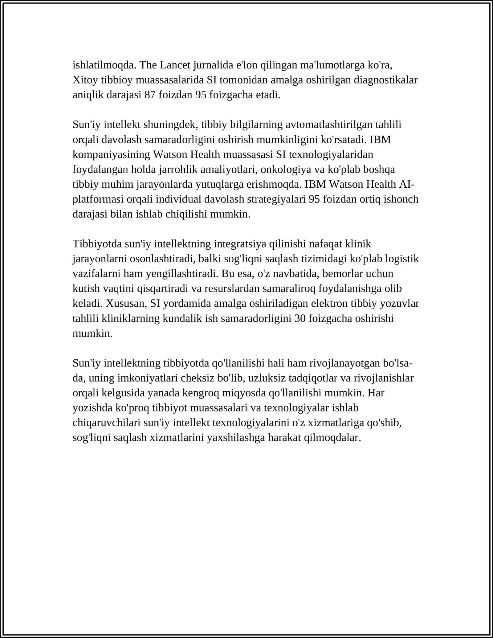 ZAMONAVIY TIBBIYOT TEXNOLOGIYALARI 4