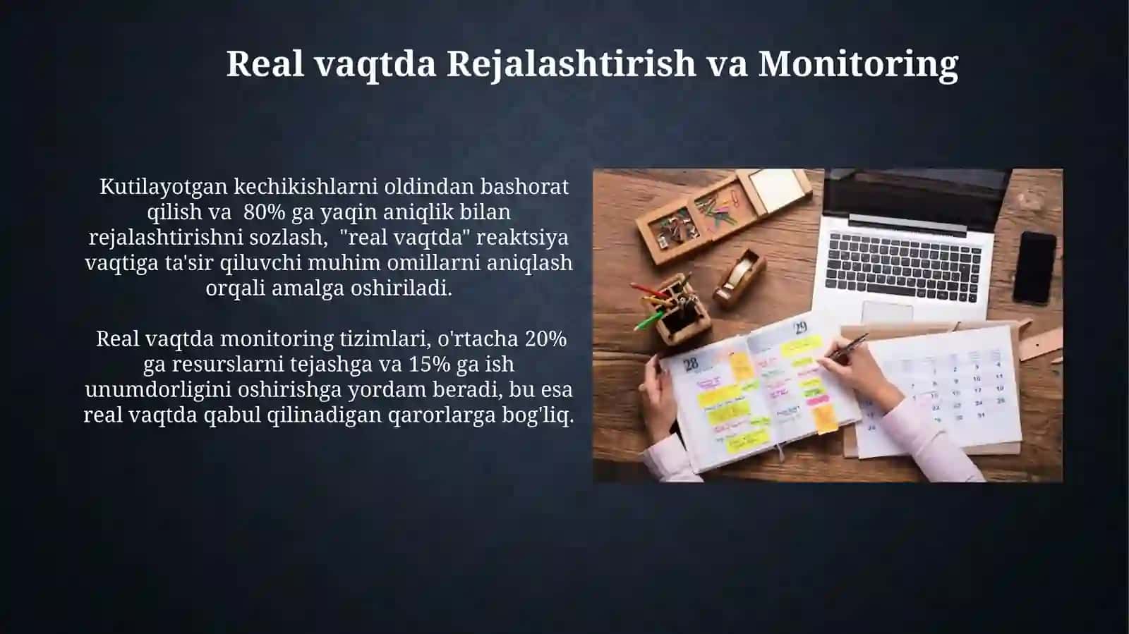 Jarayon va topshiriqlarni rejalashtirish va dispetcherlash 4
