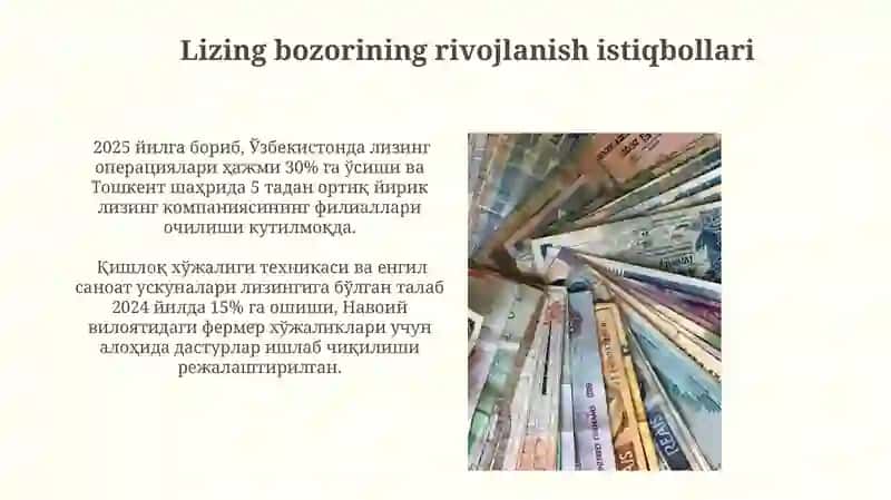 Investitsiya Moliyalashtirishda Lizing Mexanizmi 4