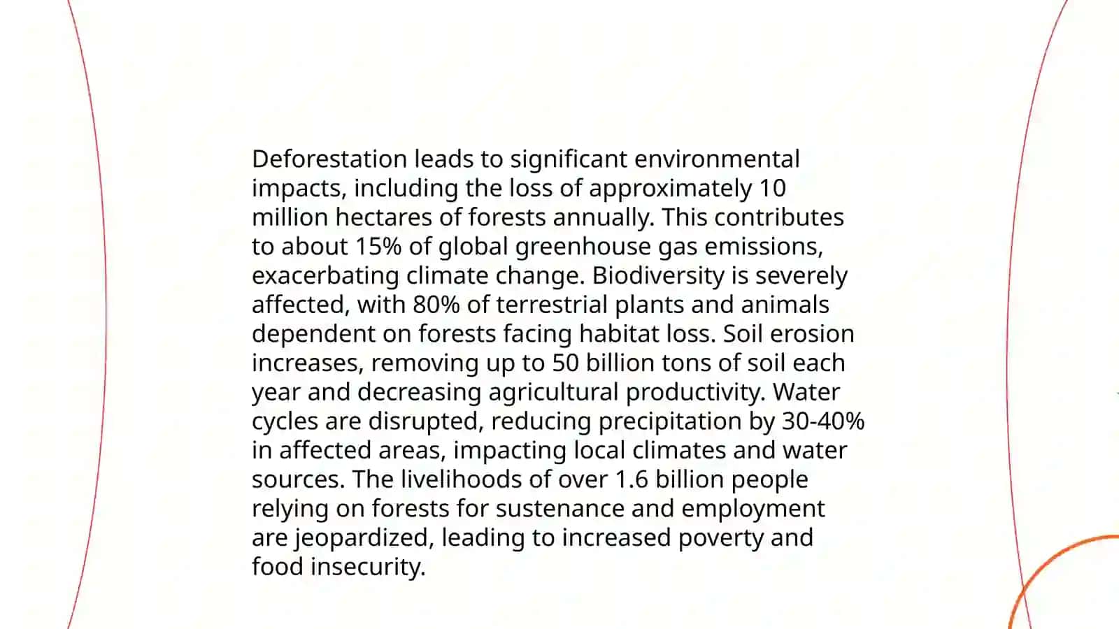 Plan: 1. Causes of Deforestation 4