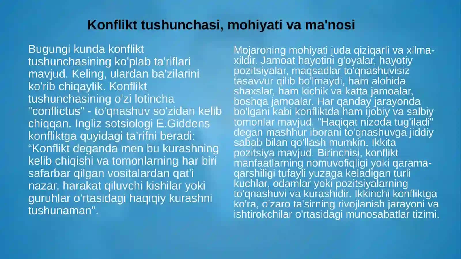 Guruhlararo konfliktlarni tadqiq etish metodlari. 4