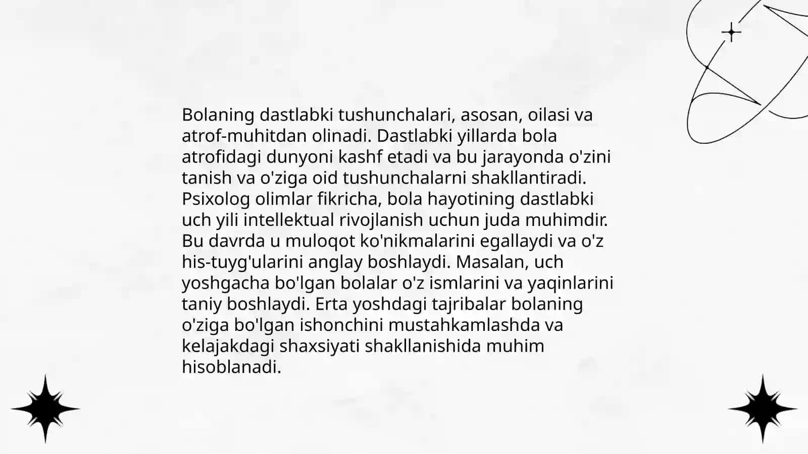 O‘z-o‘zini anglashning dastlabki bosqichlari 4