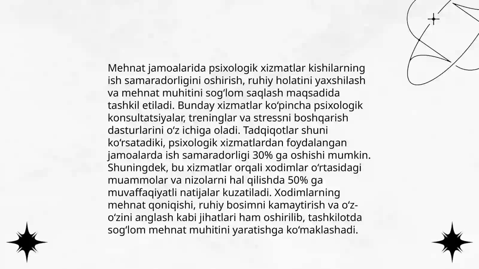 Mehnat jamoalarida psixologik xizmat amaliyotlari 4