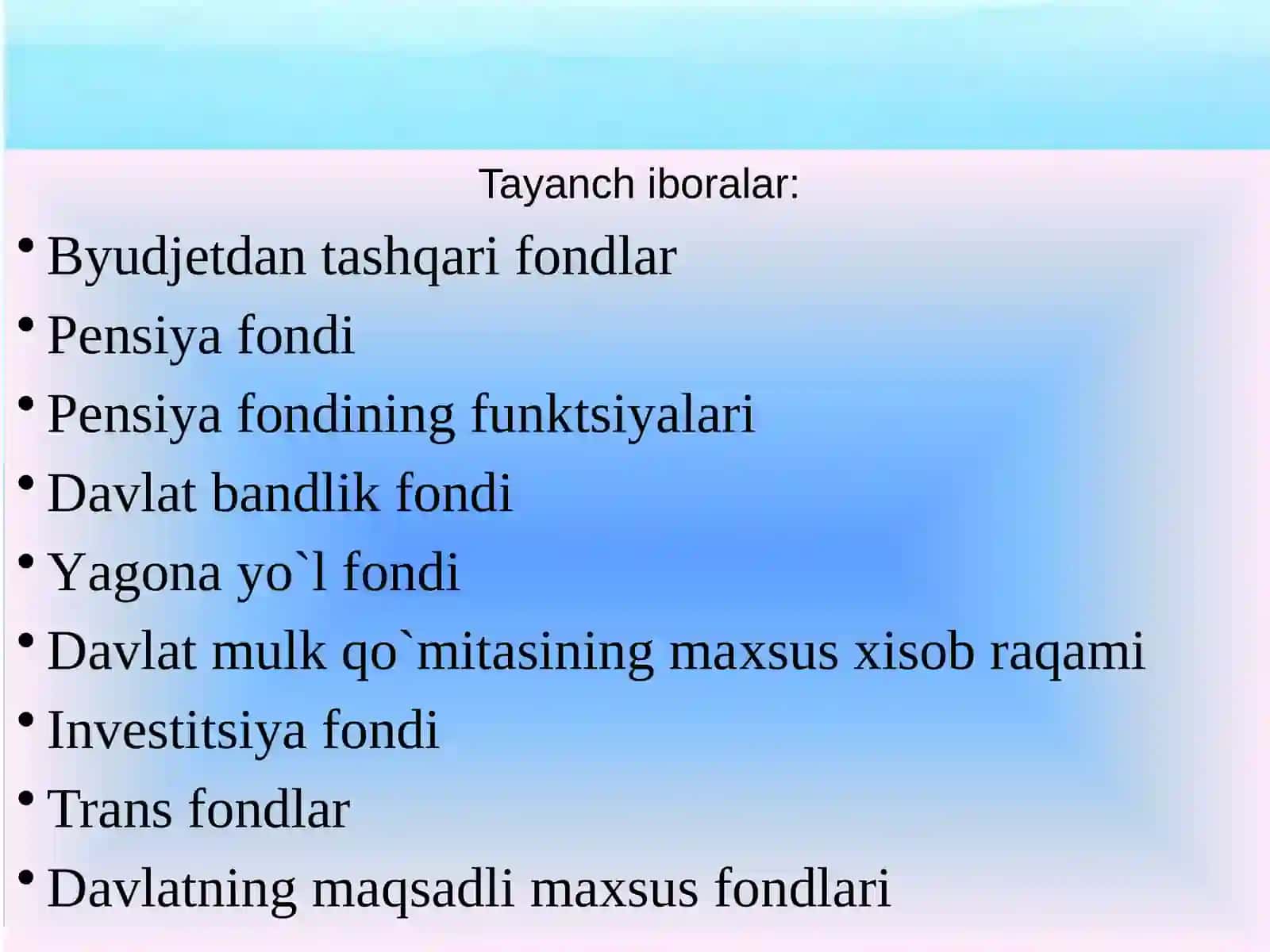 DAVLATNING BUDJETDAN TASHQARI JAMG’ARMALARI 4