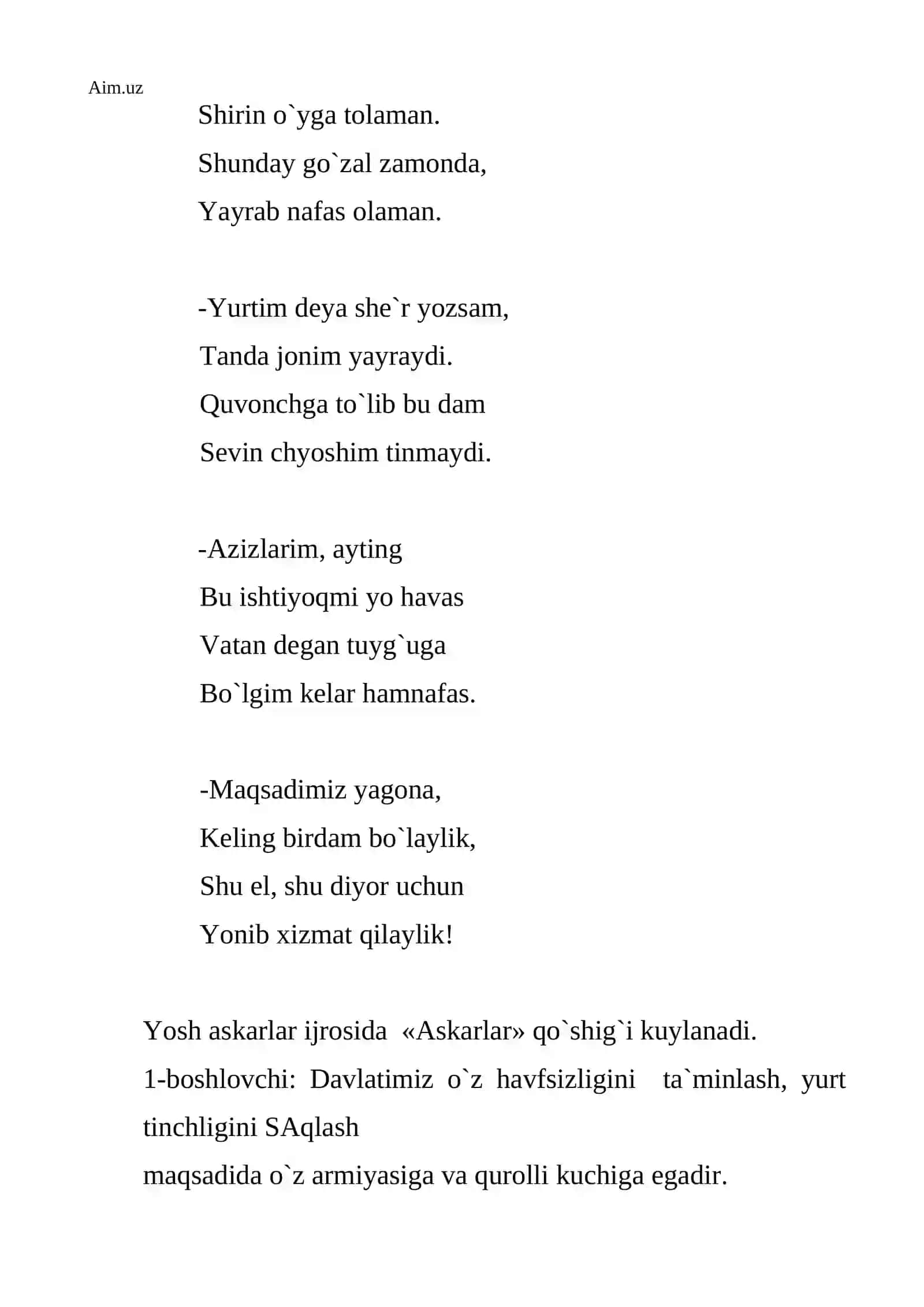 O`zbekiston askarlari 4