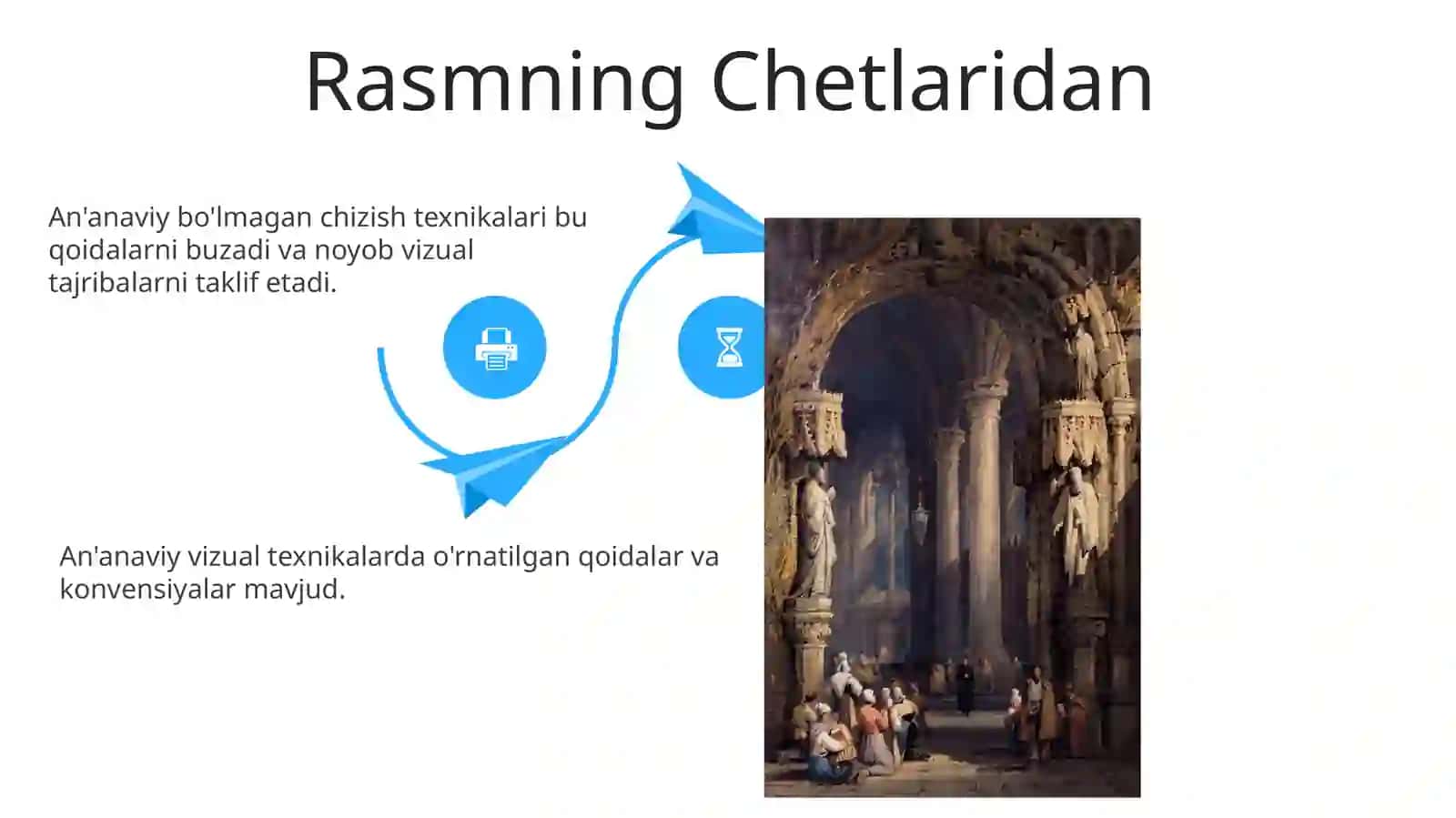 An'anaviy Vizual Texnikalar va Ularning Qoidalari 4