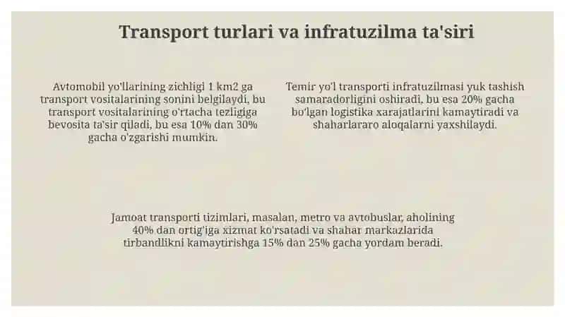 Transport va piyodalar oqimining tezligi 4