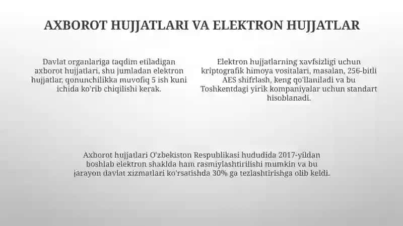 Ma‘lumot-axborot hujjatlari 4