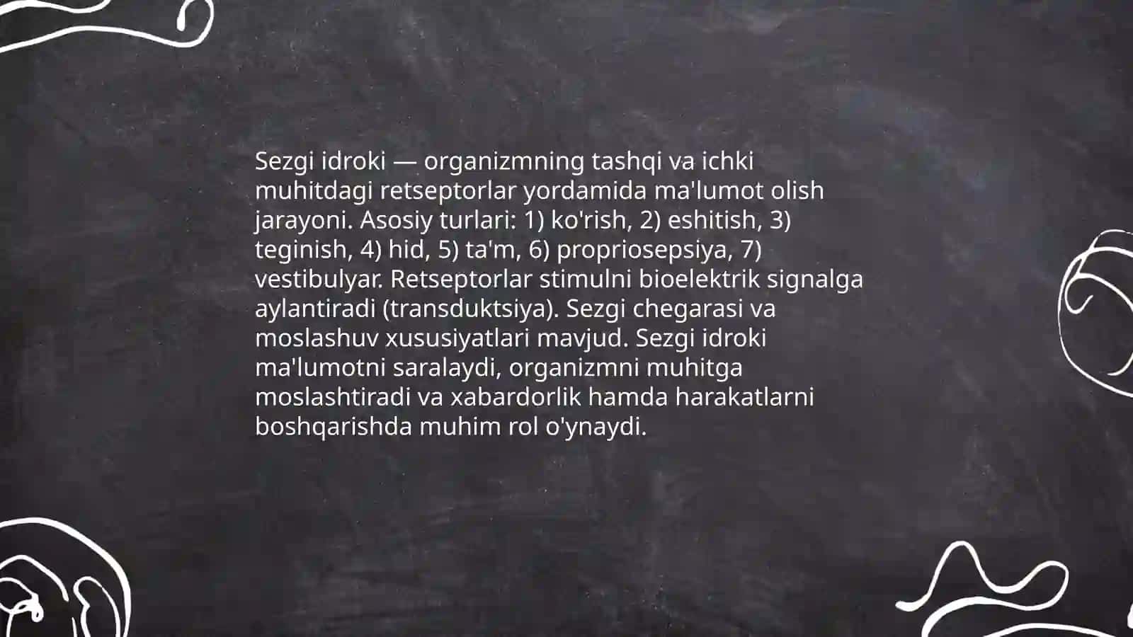 Idrok va uning turlari 4