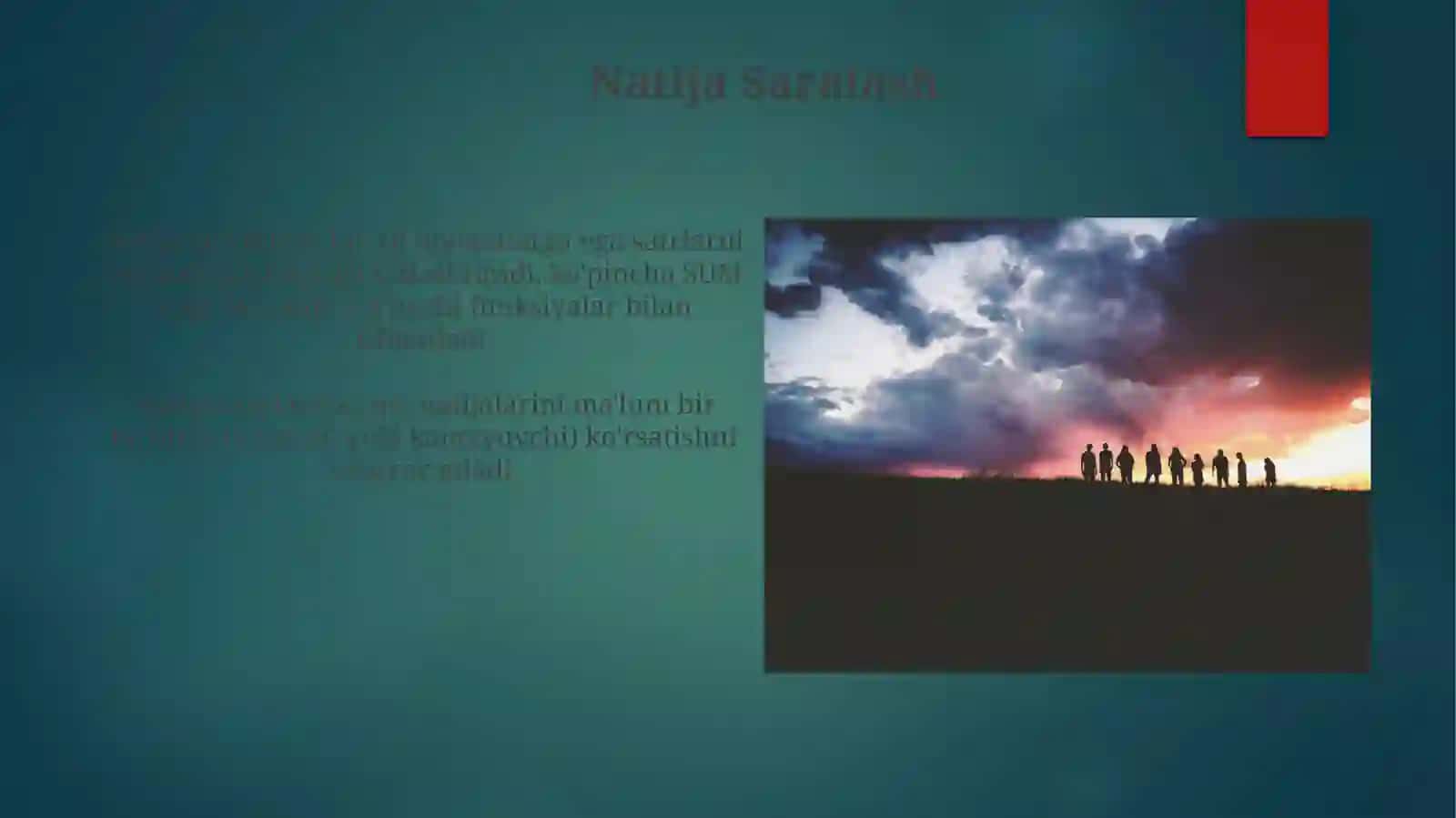Natijanitartiblash.Natijalarnigruxlash.Gruxlarnitanlash.So'rovqismi.Ko'pjadvalliso'rovlar.Oddiytutashish 4
