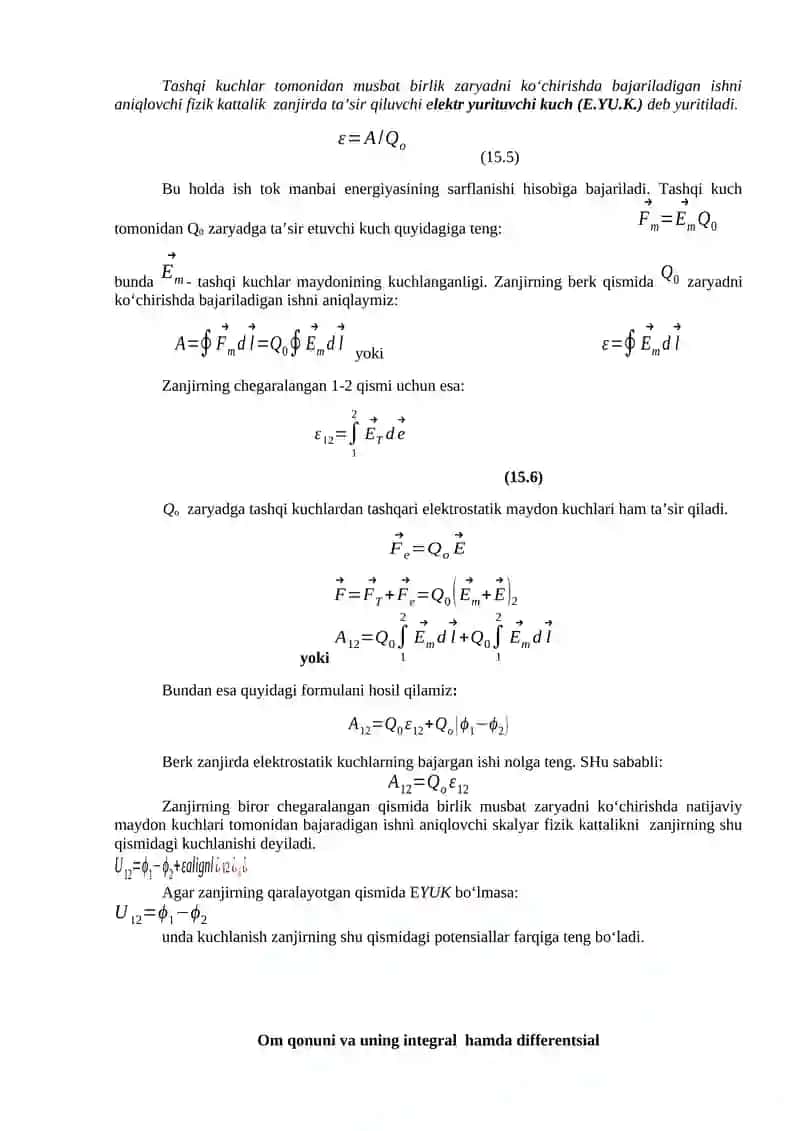 12-MA’RUZA. O‘ZGARMAS ELEKTR TOKI 4