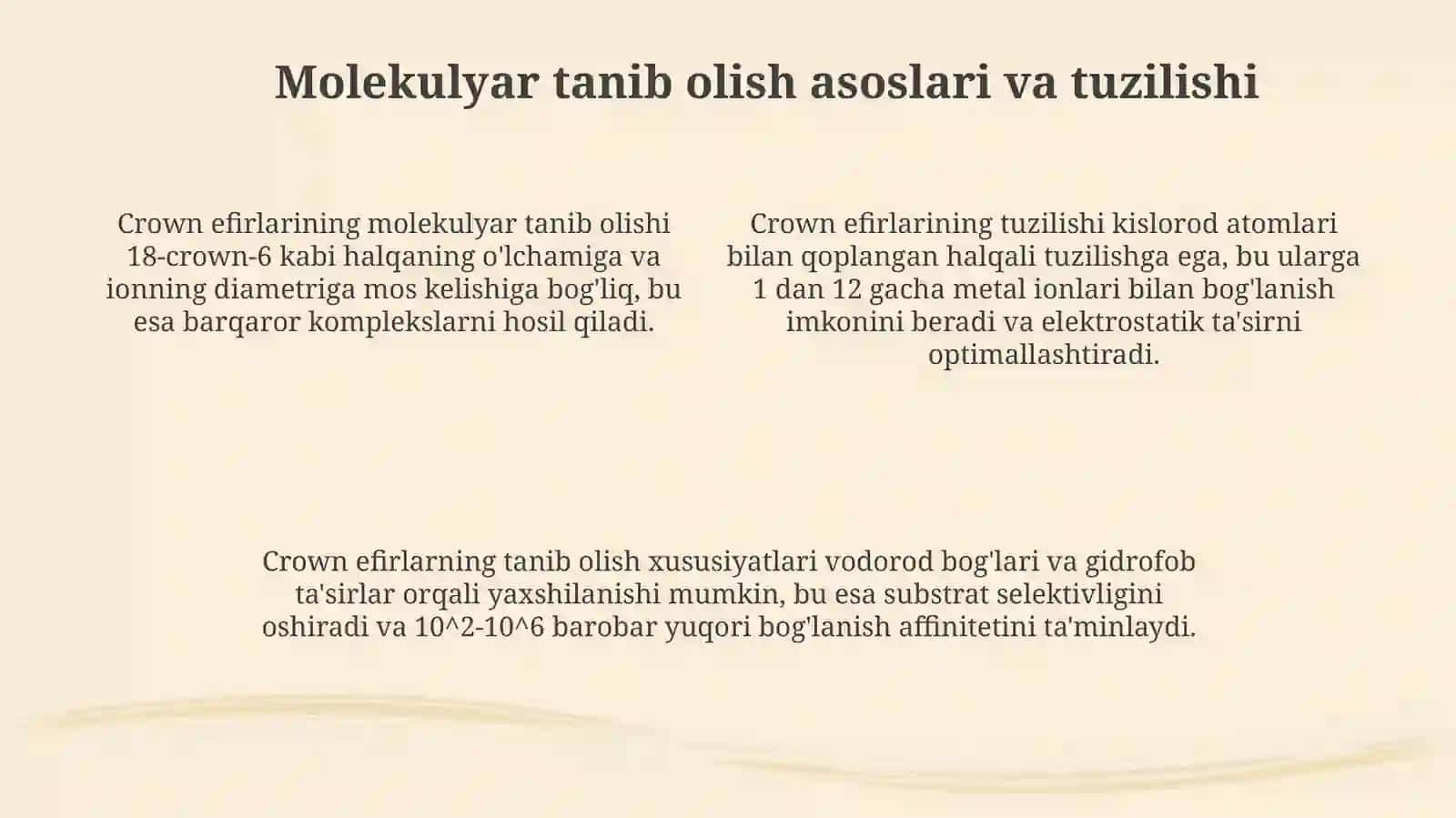 Dori vositasi sifatida kraun-efirlar 4