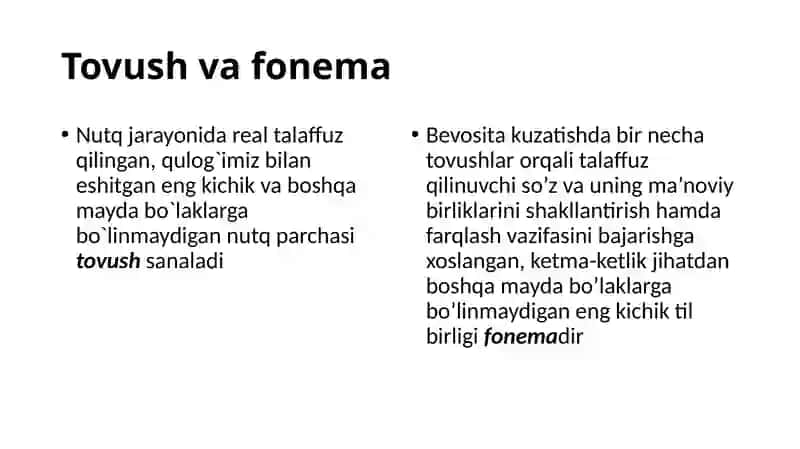 Tilshunoslik fani, uning maqsadlari va vazifalari / Grafika. Alifbo (Alfavit). O'zbek yozuvlari tarixi haqida 4