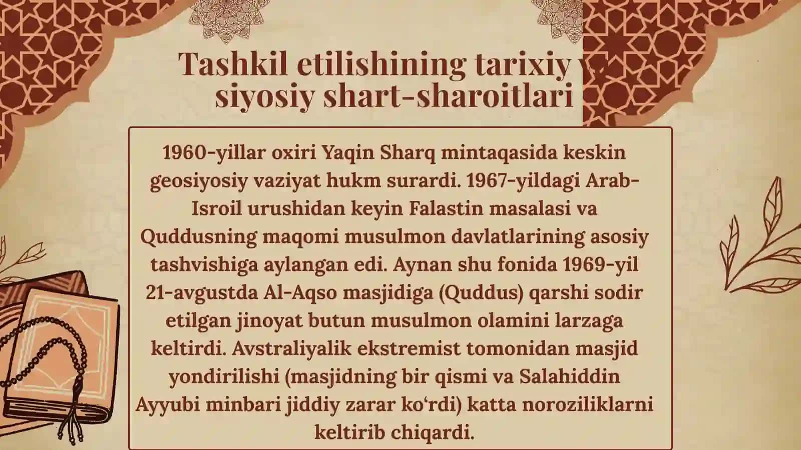 Islom Hamkorlik Tashkiloti haqida 4