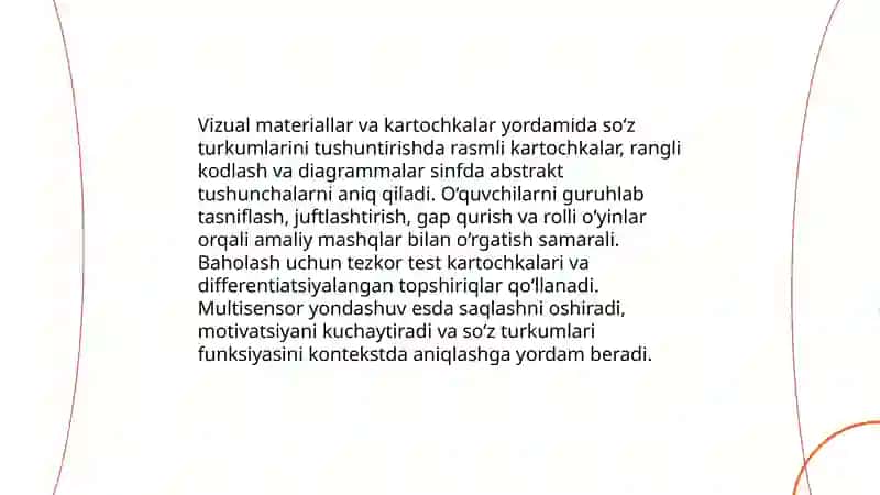 Boshlang‘ich sinflarda so‘z turkumlarini o‘rganishda metod va usullar 4