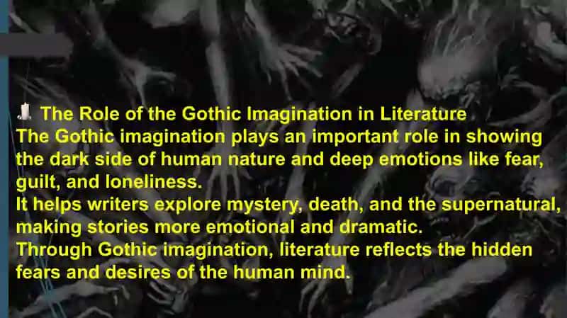 Slide about Gothic imagination of Edgar Allan Poe 4