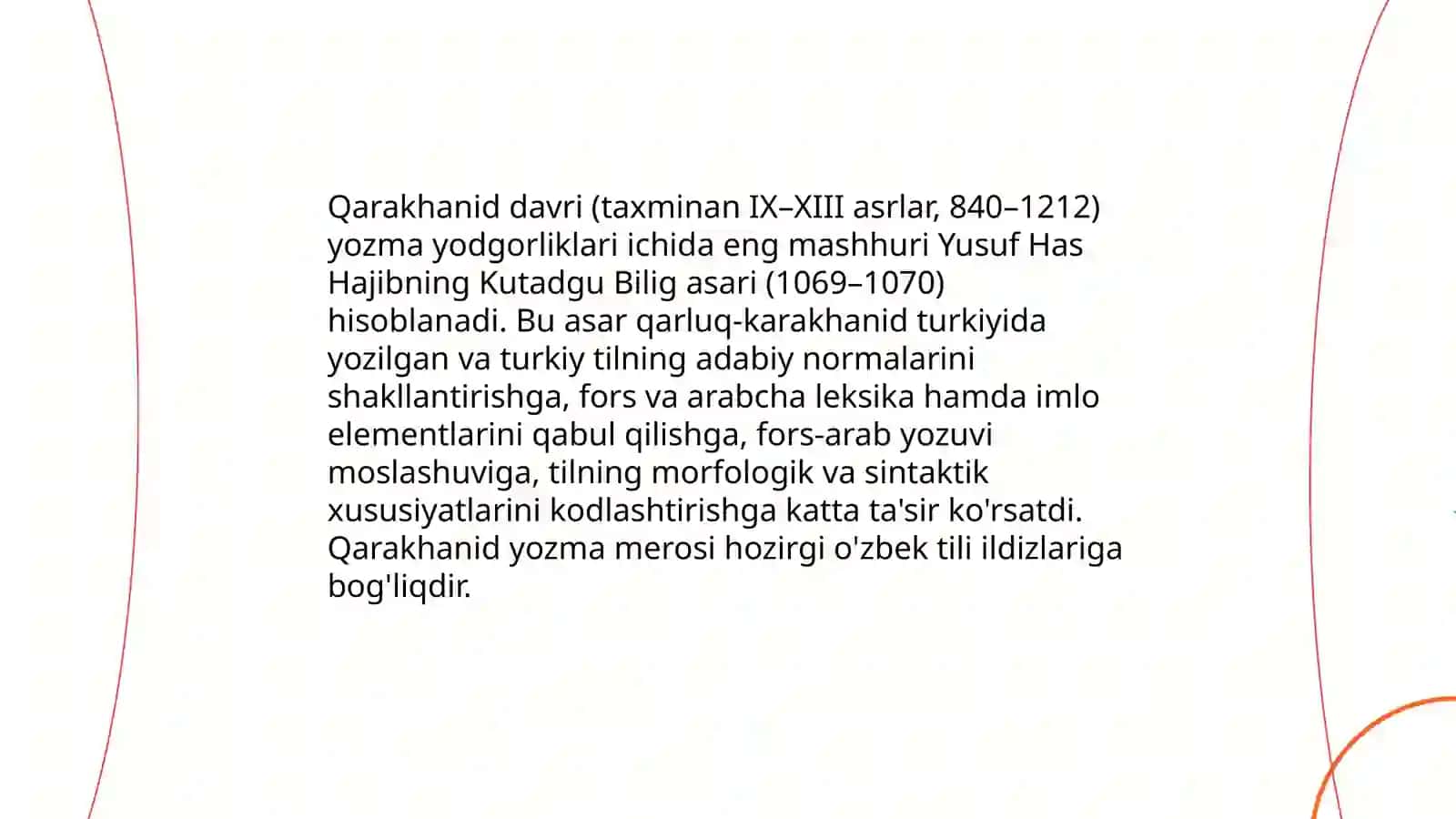 Hozirgi oʻzbek adabiy tilining tarixiy ildizlari 4