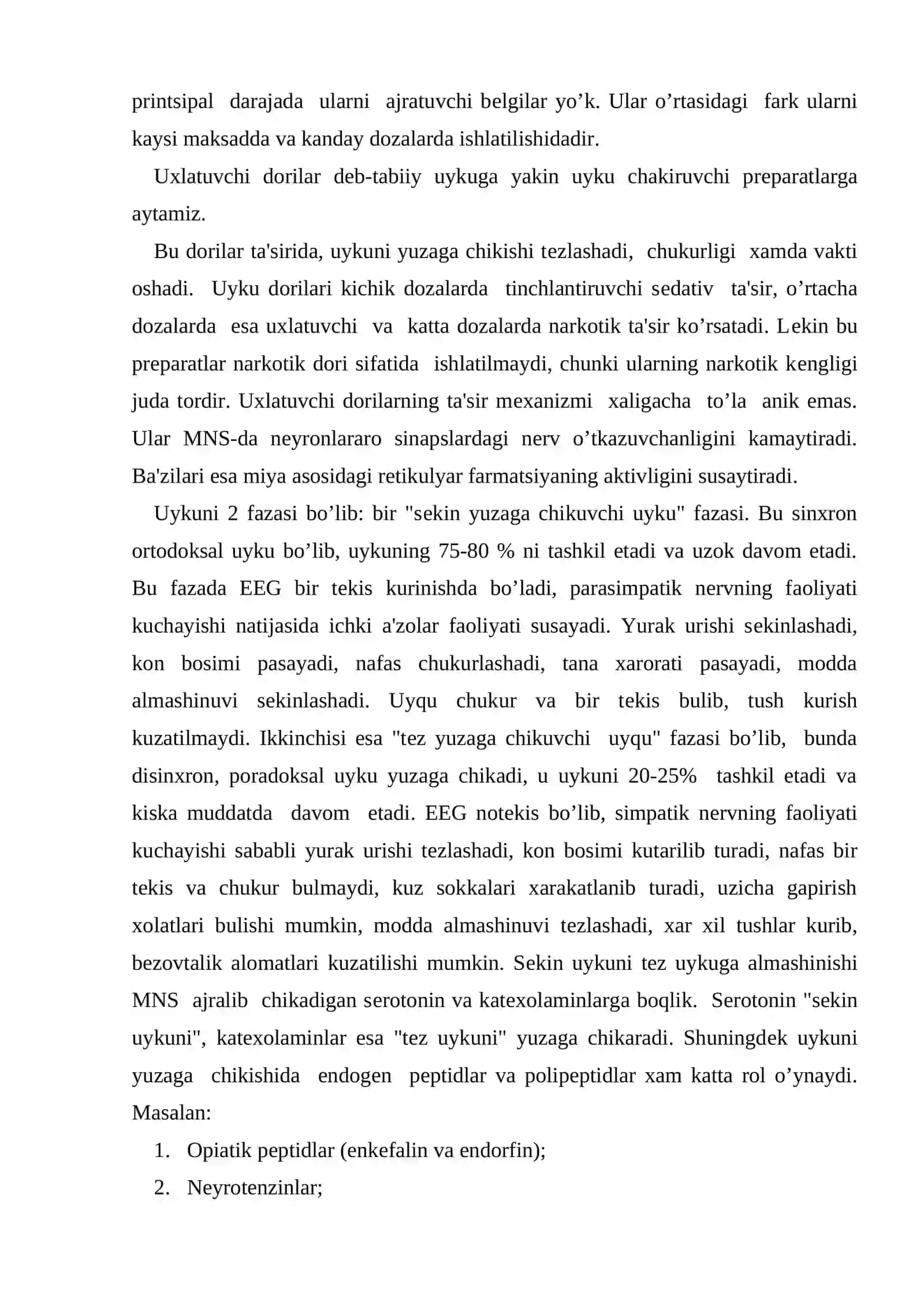 Uxlatuvchi dorilar farmakologiyasi 4