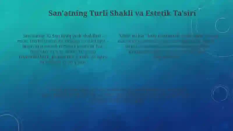 Badiiy Tanqid va Estetik Baholash 4