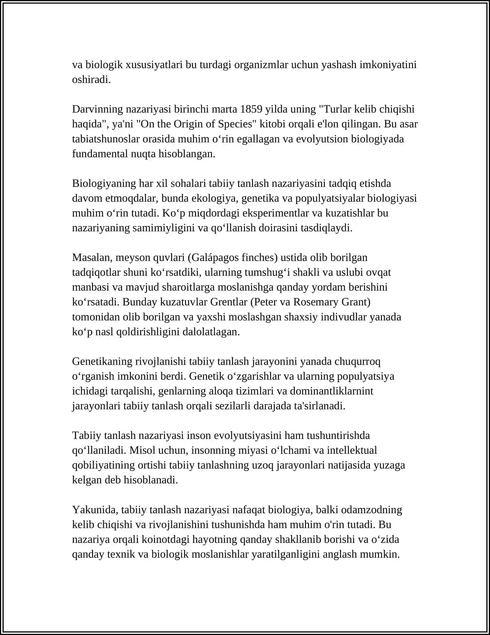 TABIIY VA JINSIY TANLASH NAZARIYALARI 4