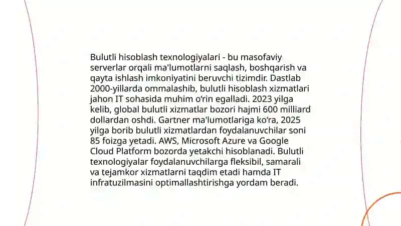 Axborot texnologiyalaridan foydalanishning global tendensiyalari 4