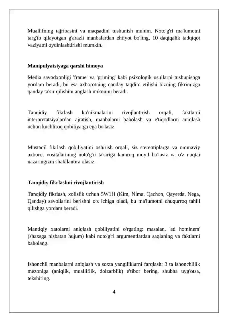 Siz nma uchun mediasavodxon bolishingiz kerak? 4