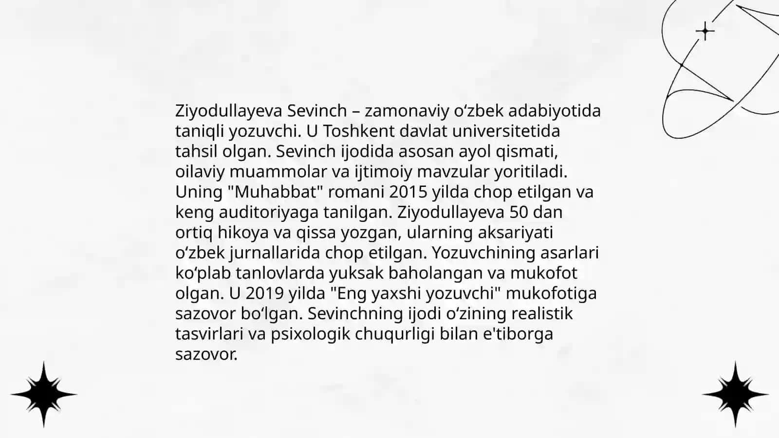 Ziyodullayeva Sevinch 4
