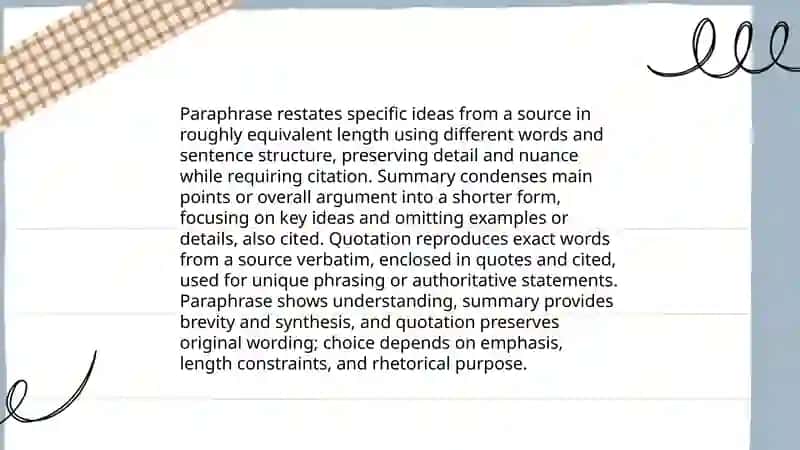 Academic paraphrase 4