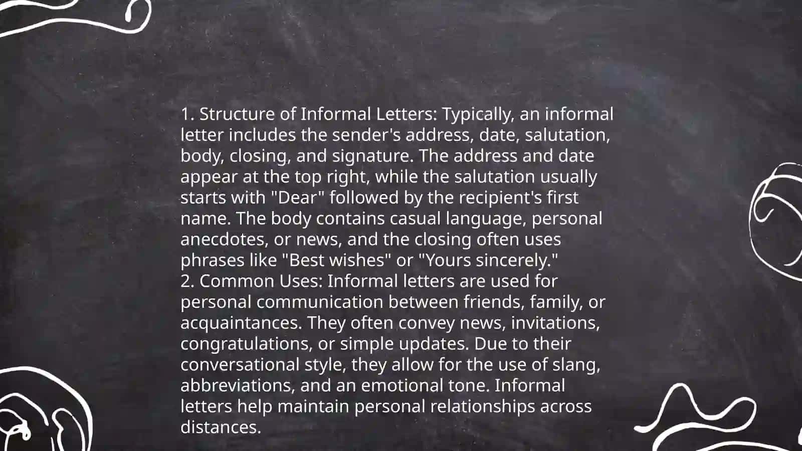 Types of letters 4