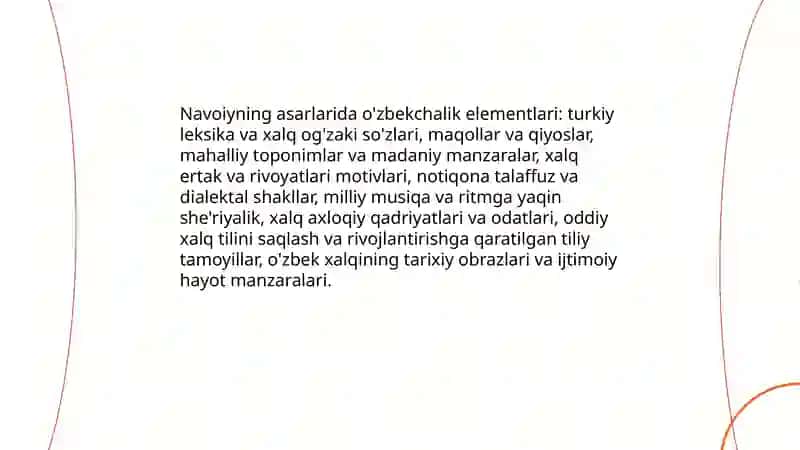 Alisher Navoiy-o'zbek adabiy tilining asoschisi 4