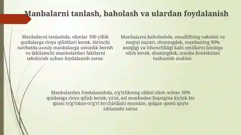 Tarixiy tadqiqot va uni olib borish uslublari 4