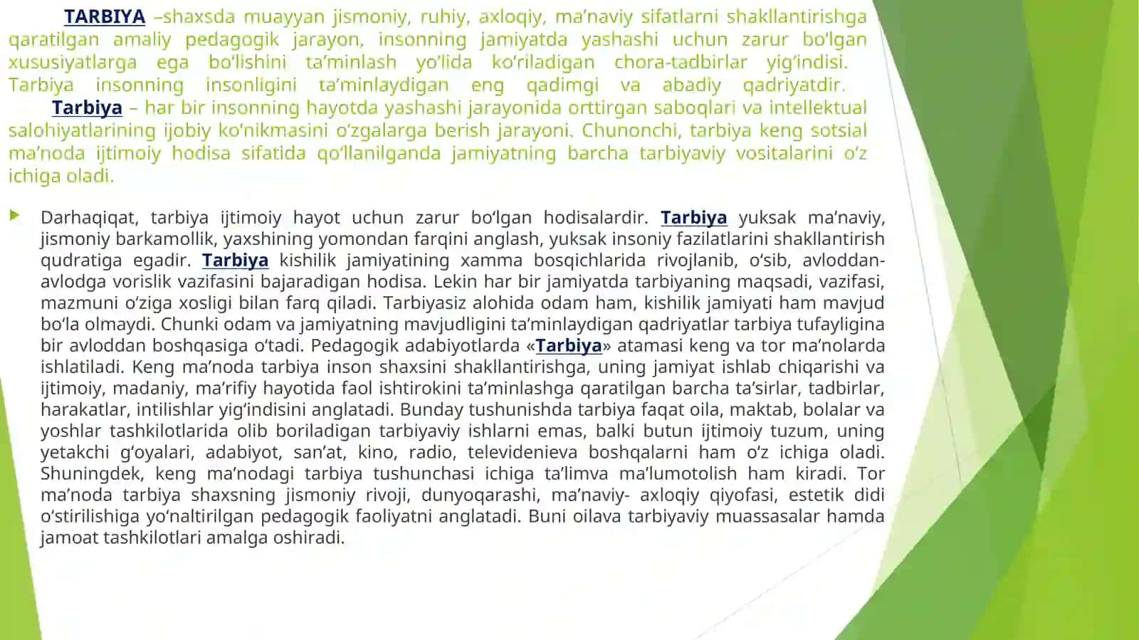 Tarbiyaviy ishlarni boshqarish fanining komponentlari, tamoyillari va fanlararo integratsiyasi 4