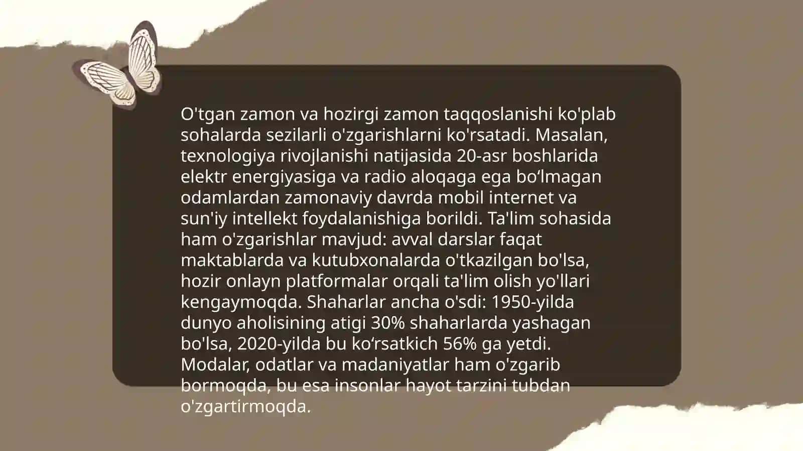 O'tgan zamon 4