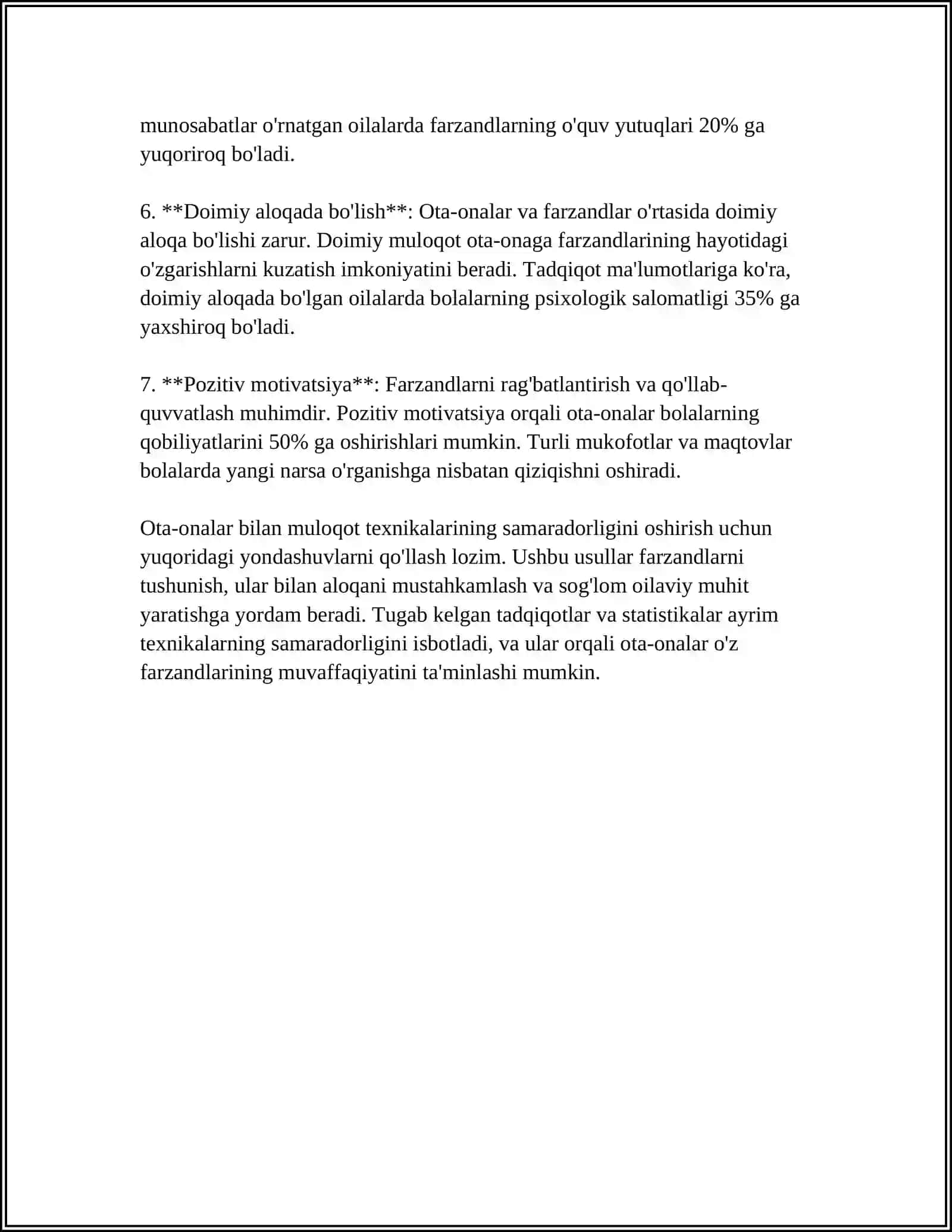 MAKTABGACHA TA'LIM TASHKILOTIGA QAMRAB OLINMAGAN BOLALAR OTA-ONALARI BILAN ISH YURITISH SHAKLLARI 4