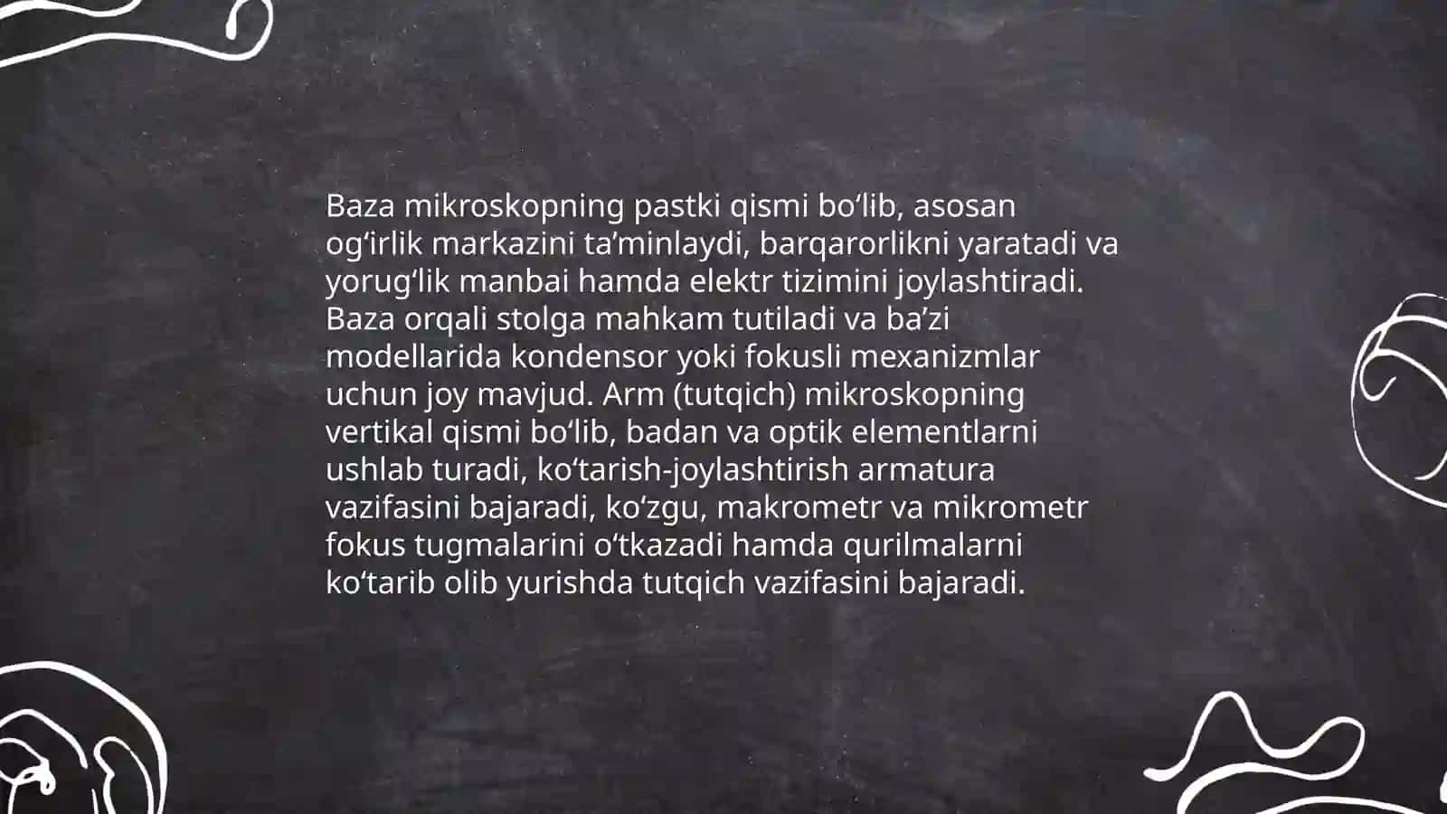 Mikroskopning umimiy tuzilishi 4
